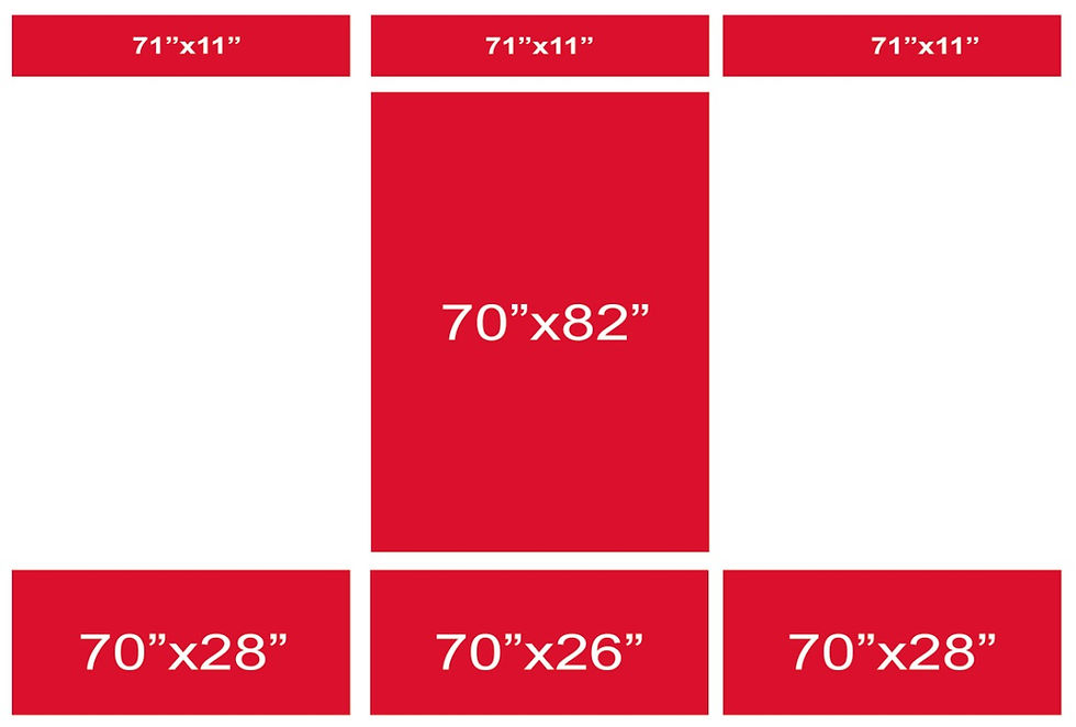 Thumbnail: demo tent sizes from Media mart