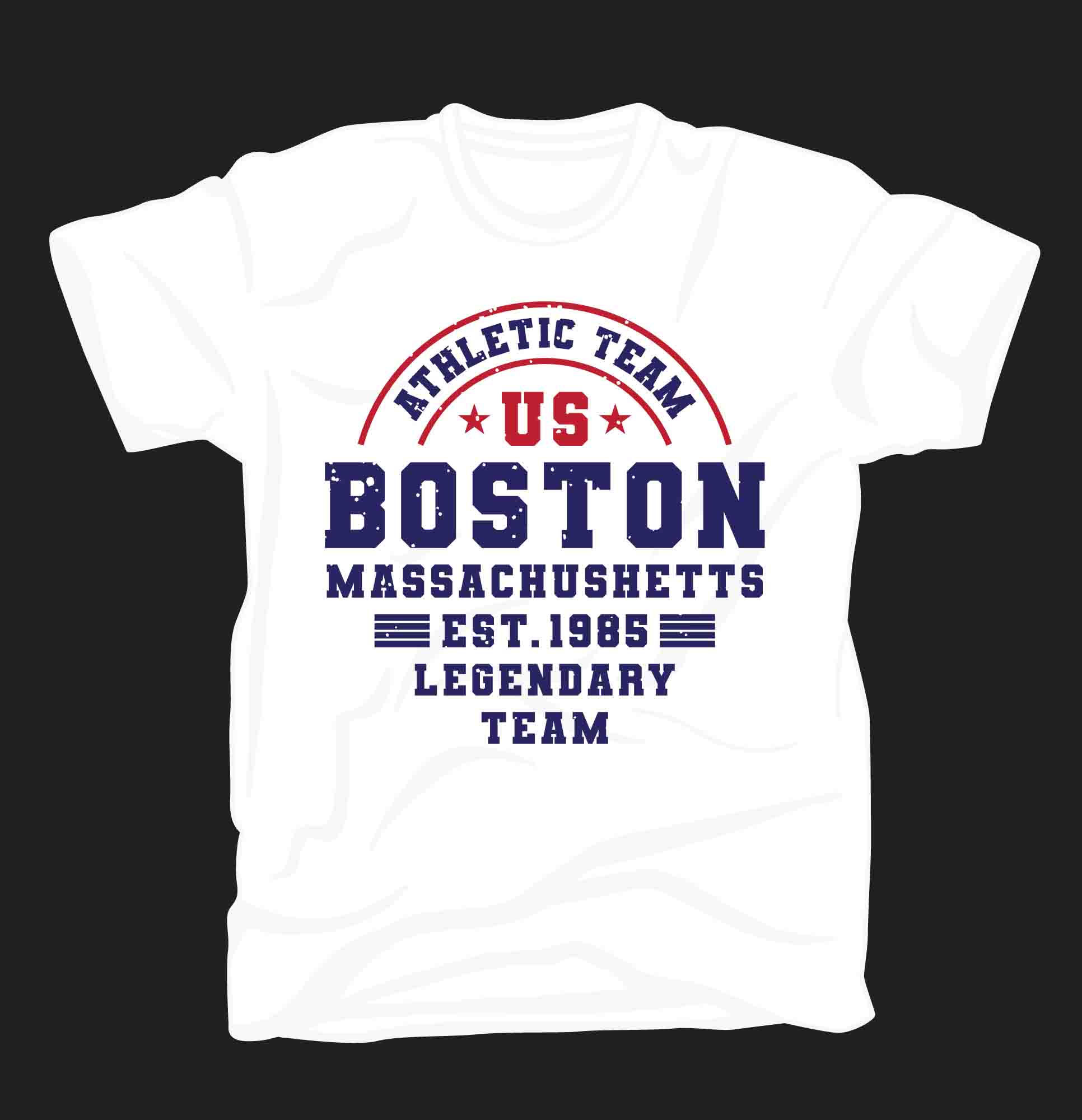 Athletic team boston typography t shirt design,illustration typography t shirt