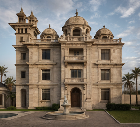 exterior shot for luxury villas 01