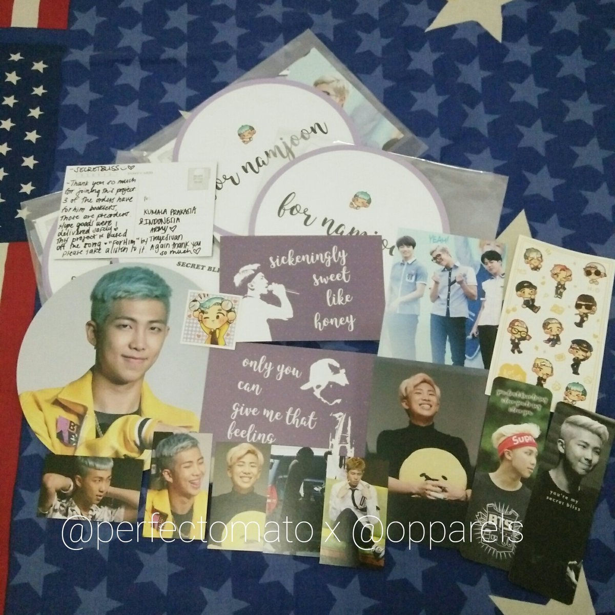 READY - BTS RM Birthday Support "FOR HIM" @SECRETBLISS94