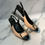 縮圖：RV44 Sling Back cut trompette 70 (BSS NERO SALMON)