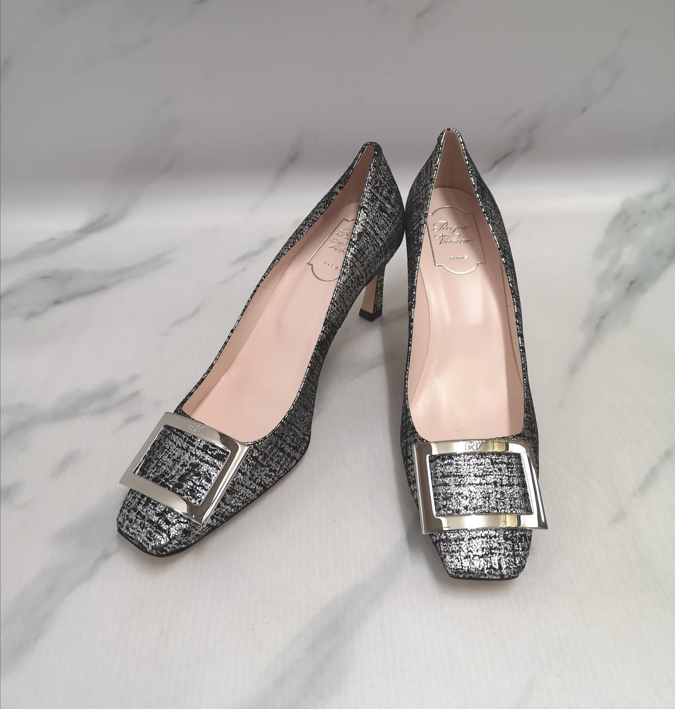 RV537  Dec Belle Vivier Trompette  T 70 (Oyy Argento)