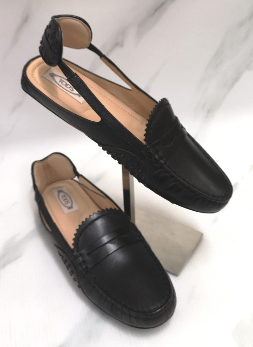 縮圖：TODS57  GOMMINI SLINGBACK  (D90 NERO)