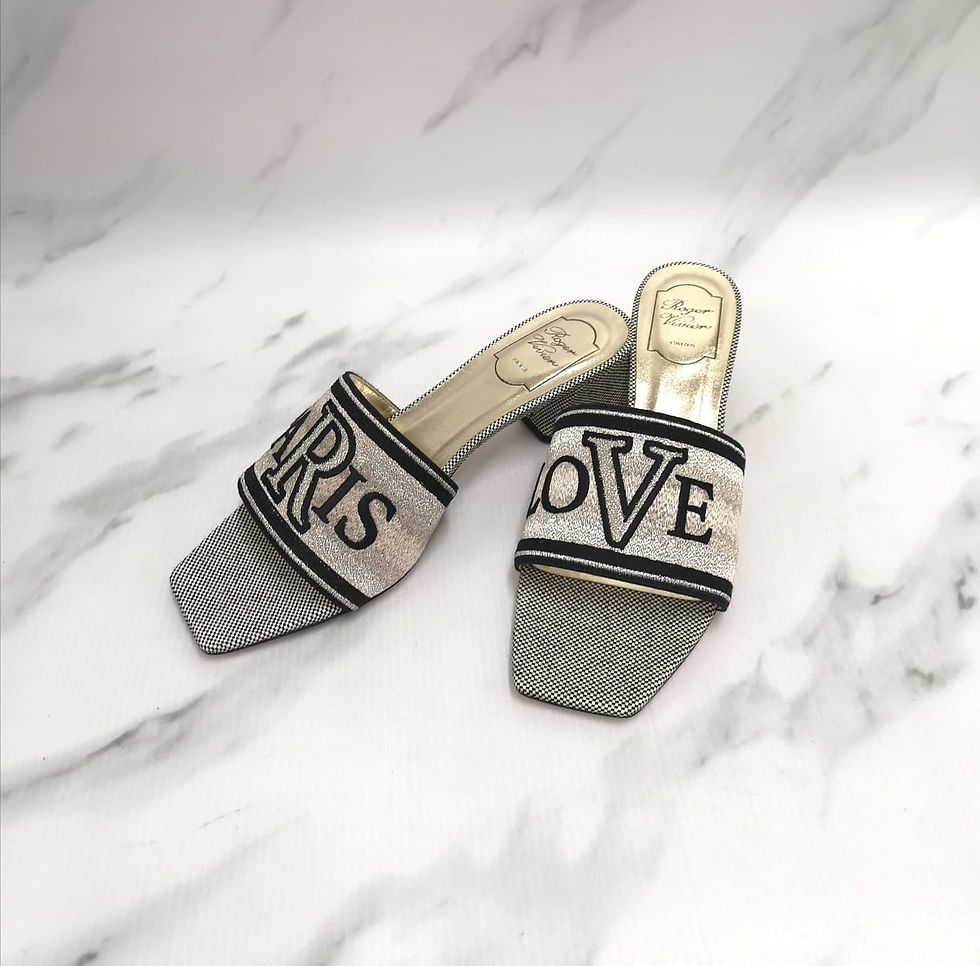 RV430   Vivier Loves Paris Mule 45 (Nvo Nero)