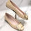 縮圖：RV11  BAL.QUADRATA TROMPETTE T5  T5 (BLUSH)  金扣