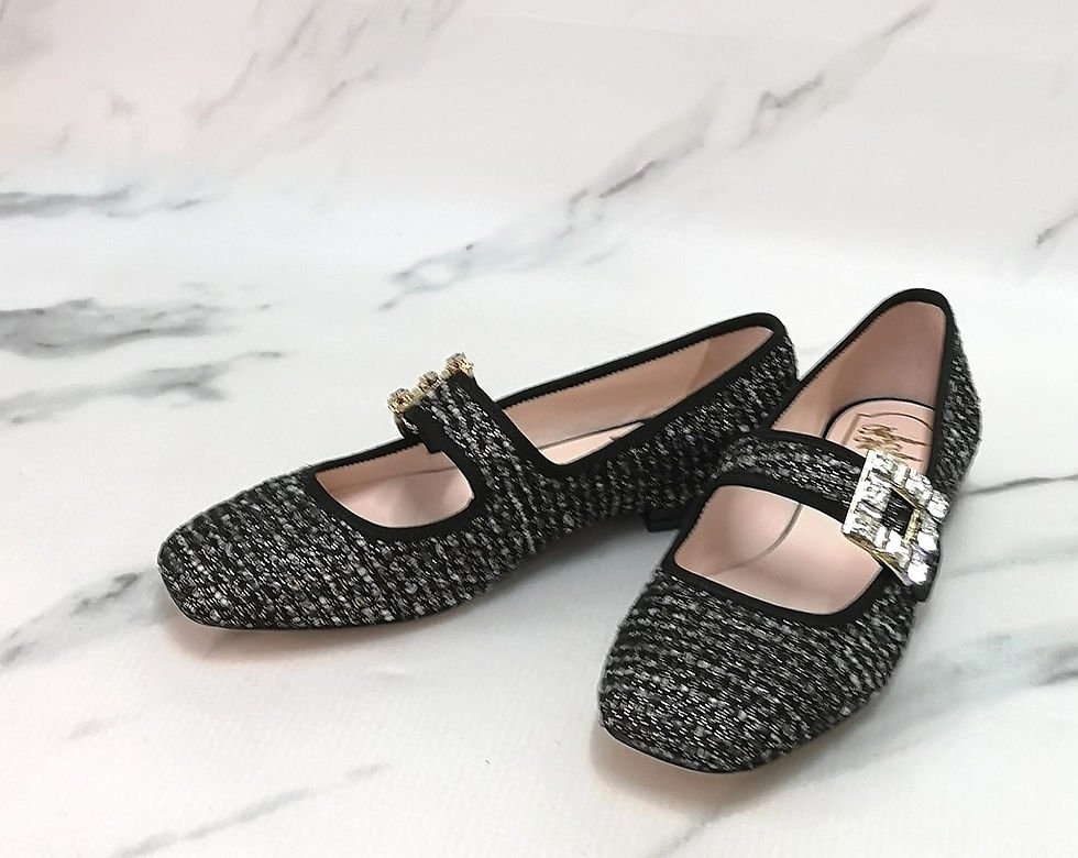縮圖：RV21  Tres vivier strass B babies Ball 10 (Q8F NERO)