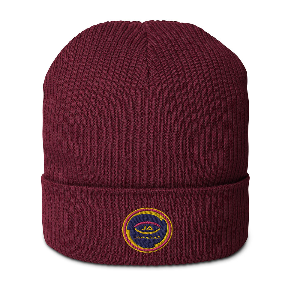 Miniatura: Organic ribbed beanie