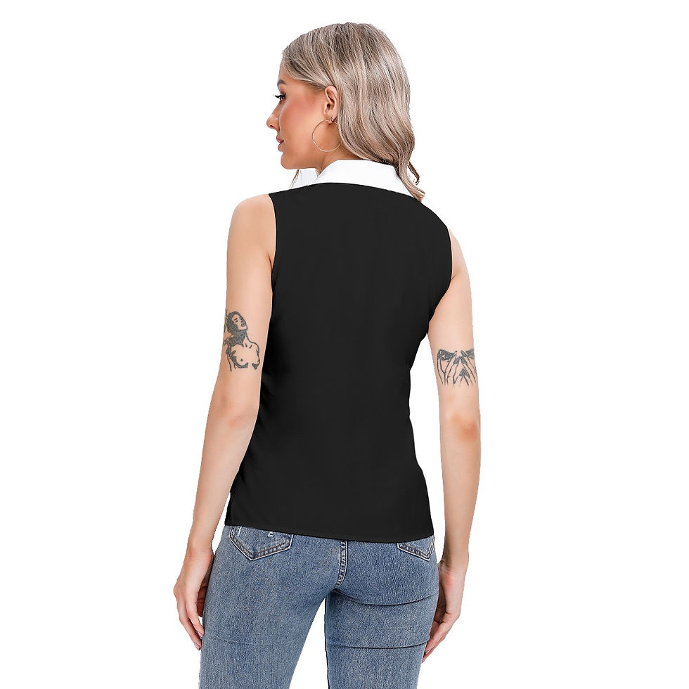 Miniatura: All-Over Print Women's Lapel Vest