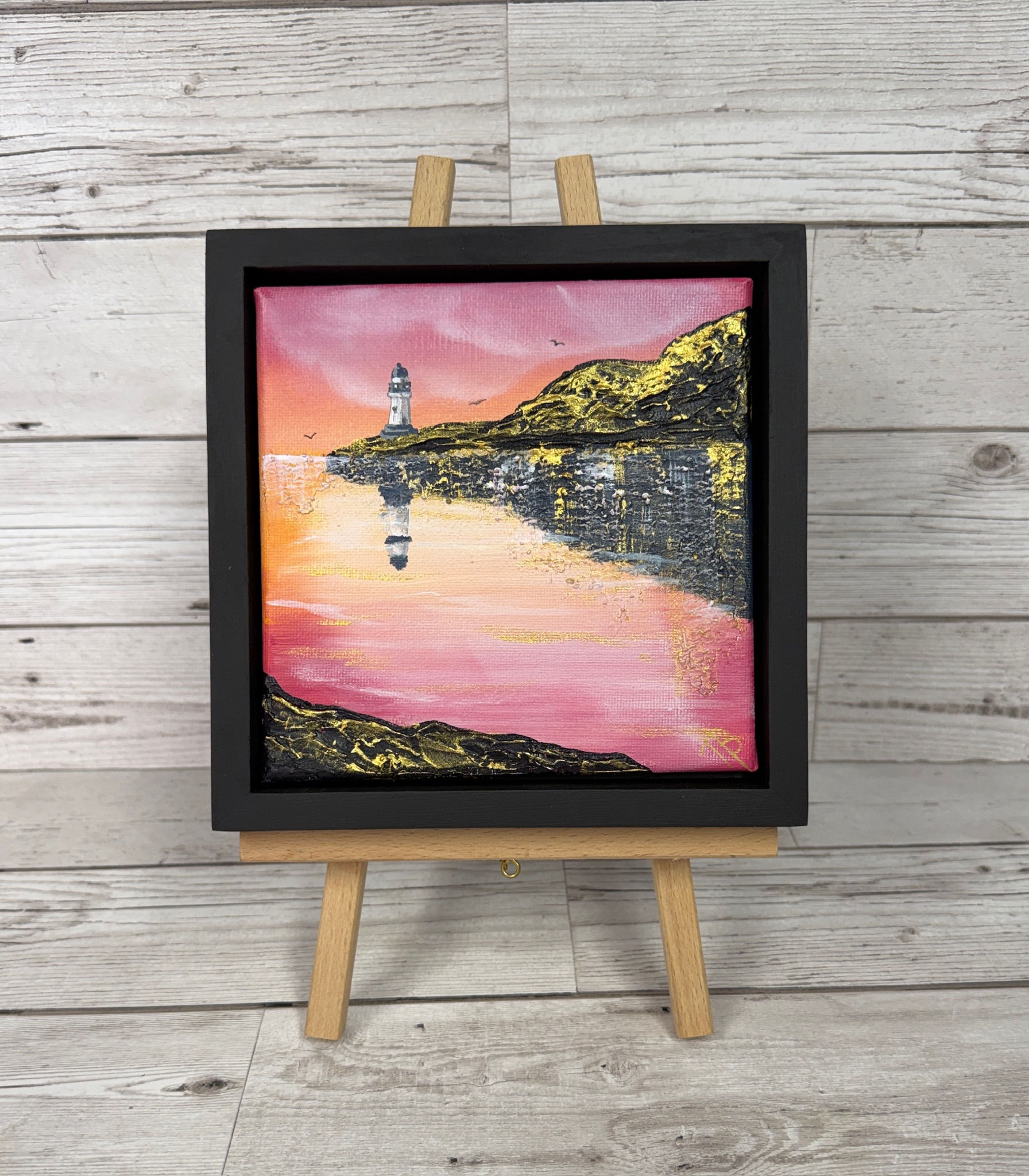 "Waiting for the day" 15cm canvas