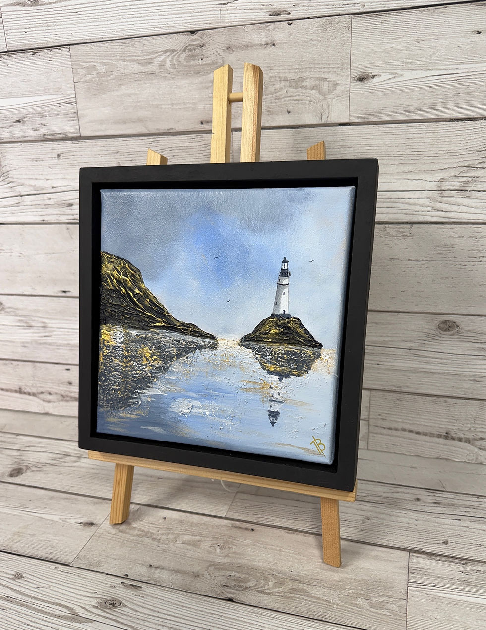 Thumbnail: "Edge of the endless blue" 20cm canvas