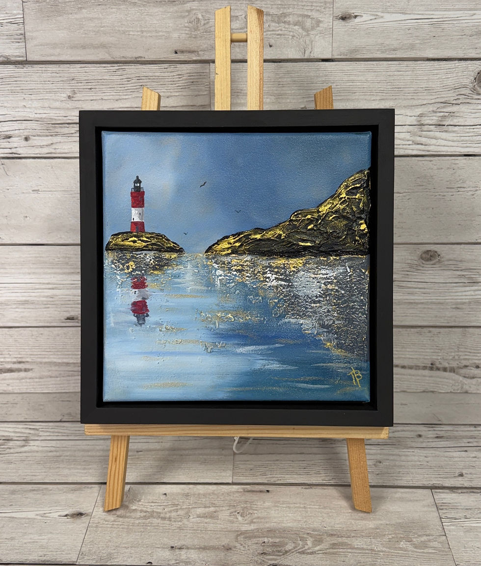 Thumbnail: "Guardians Isle" 20cm canvas