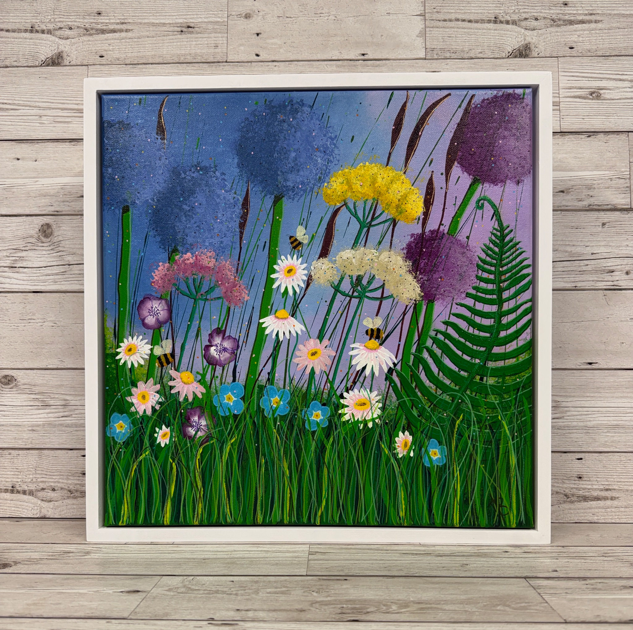 "Floral symphony" 40cm canvas