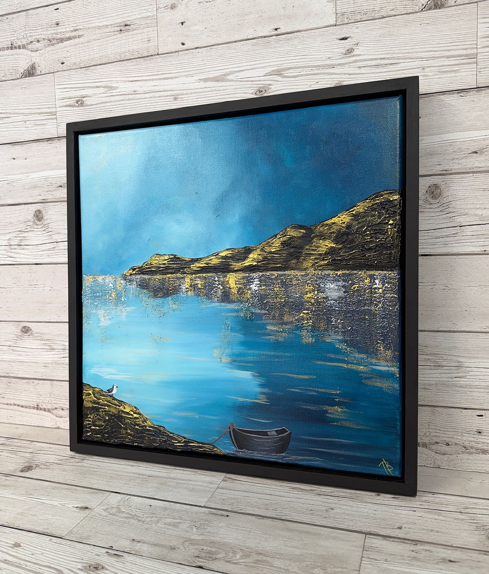 Thumbnail: "Time and tide" 40cm canvas