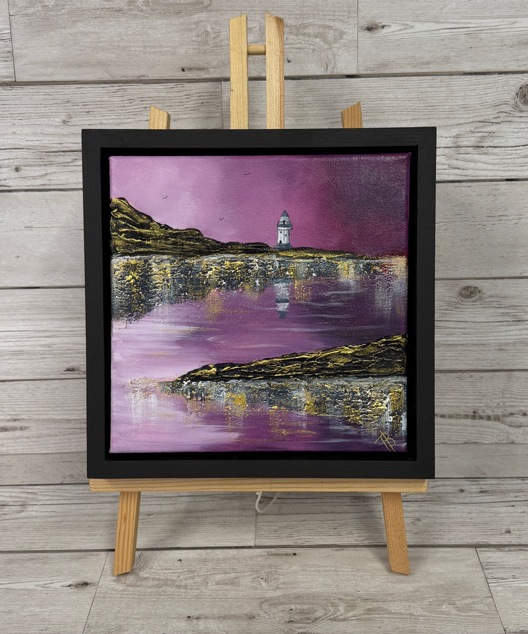 "Amethyst evening" 20cm canvas