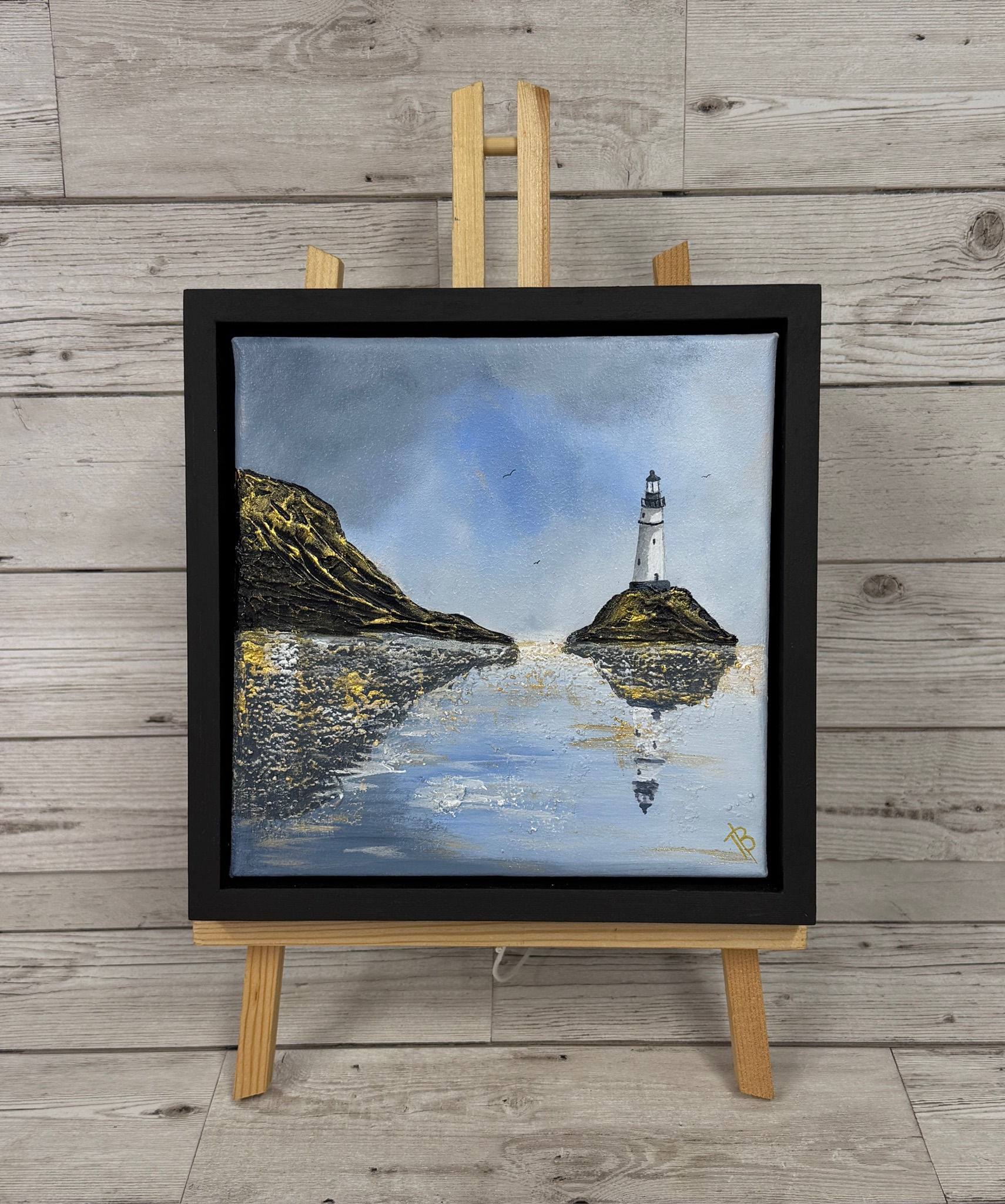 "Edge of the endless blue" 20cm canvas