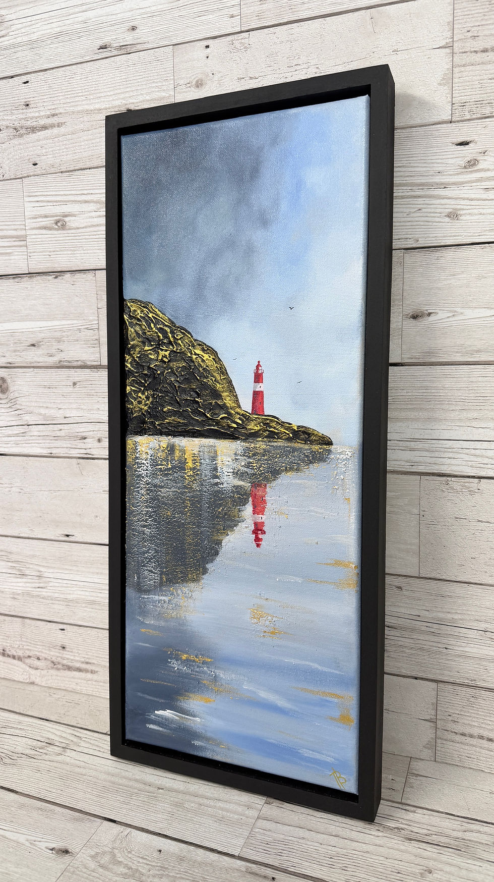 Thumbnail: "Calm before the storm" 20x50cm canvas