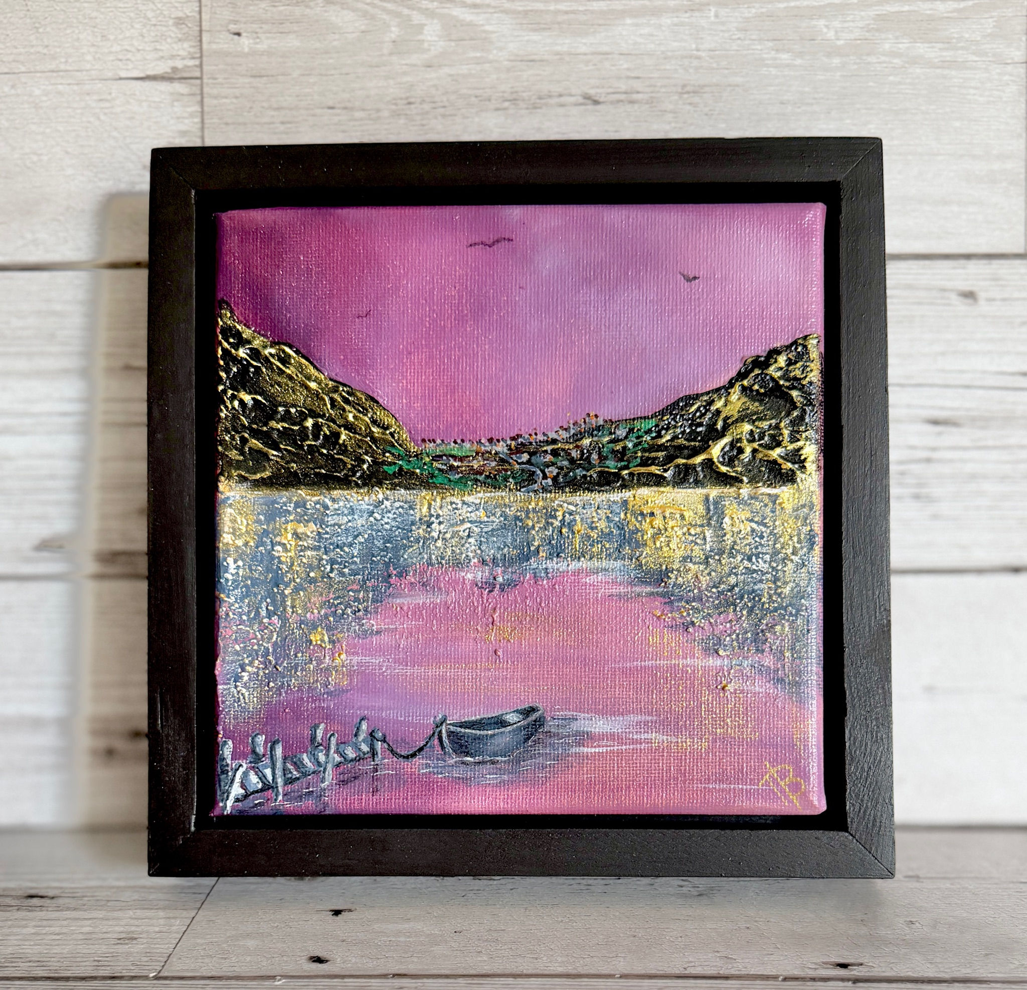 "The last light" 15cm canvas