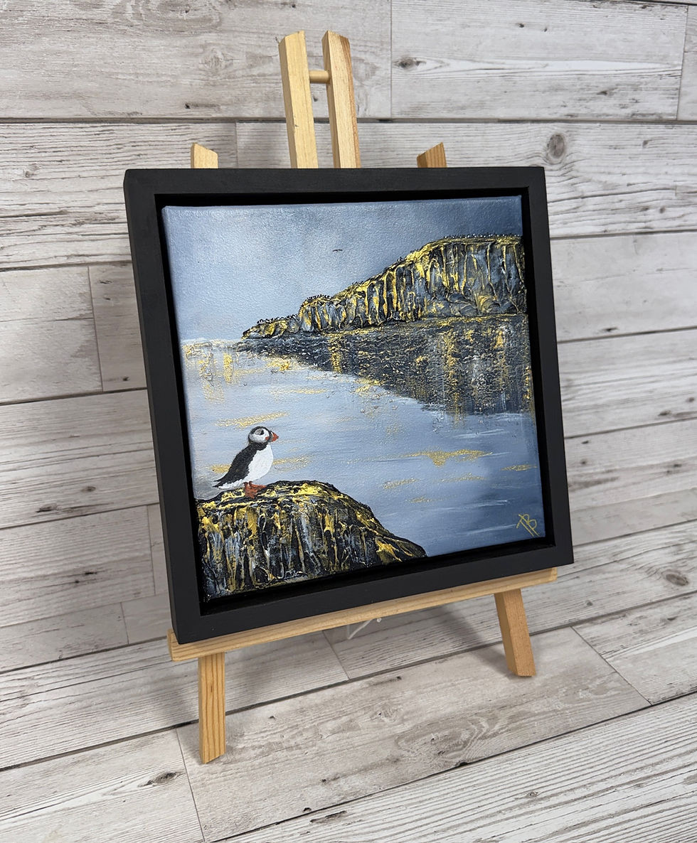 Thumbnail: “Keeper of the cliffs" 20cm canvas