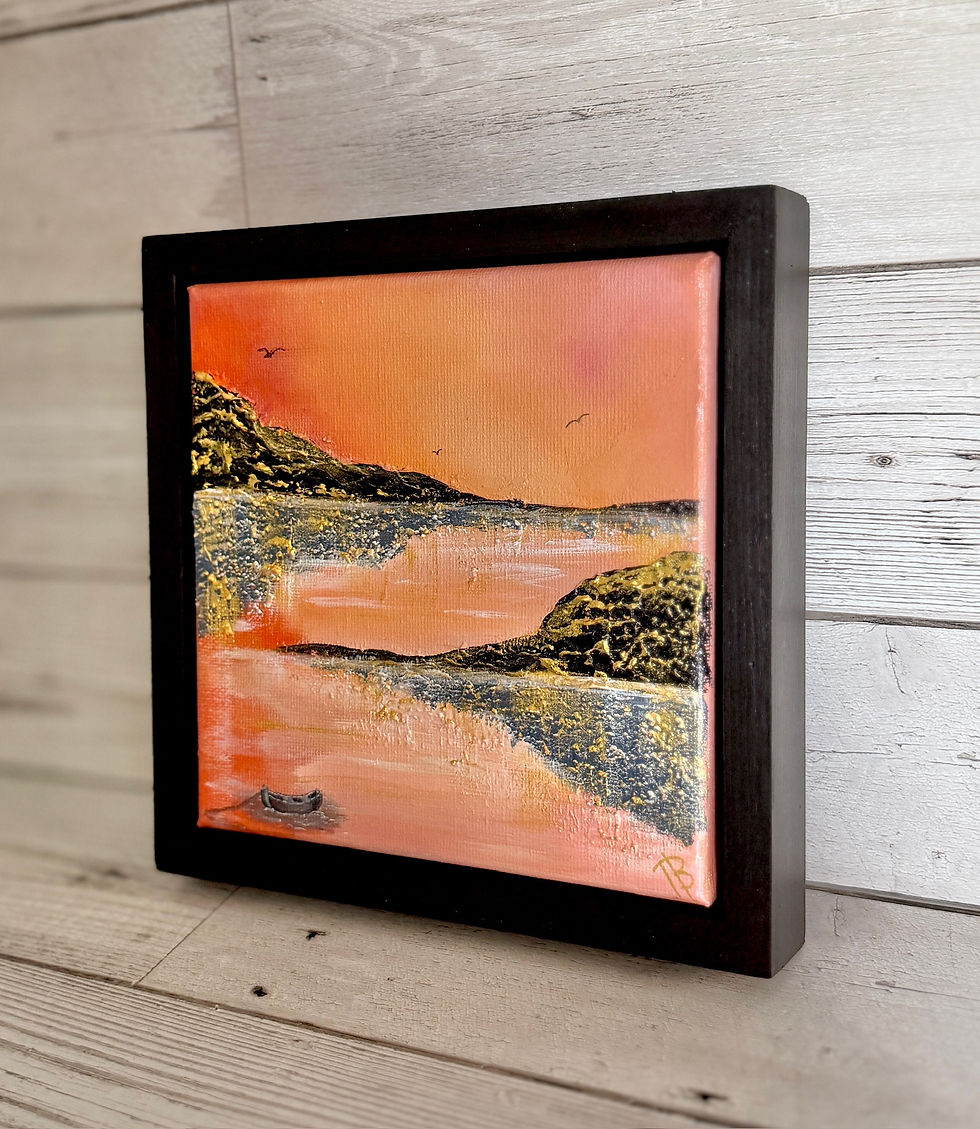 Thumbnail: "Dawn Awakens" 15cm canvas