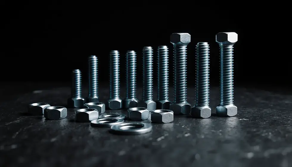 hex bolts by size