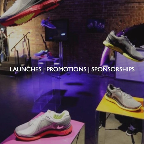 Art direction for launches, promotions and sponsorships.