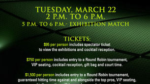 Kick Off The Miami Open In Style On Key Biscayne At Our All Star Tennis Event!