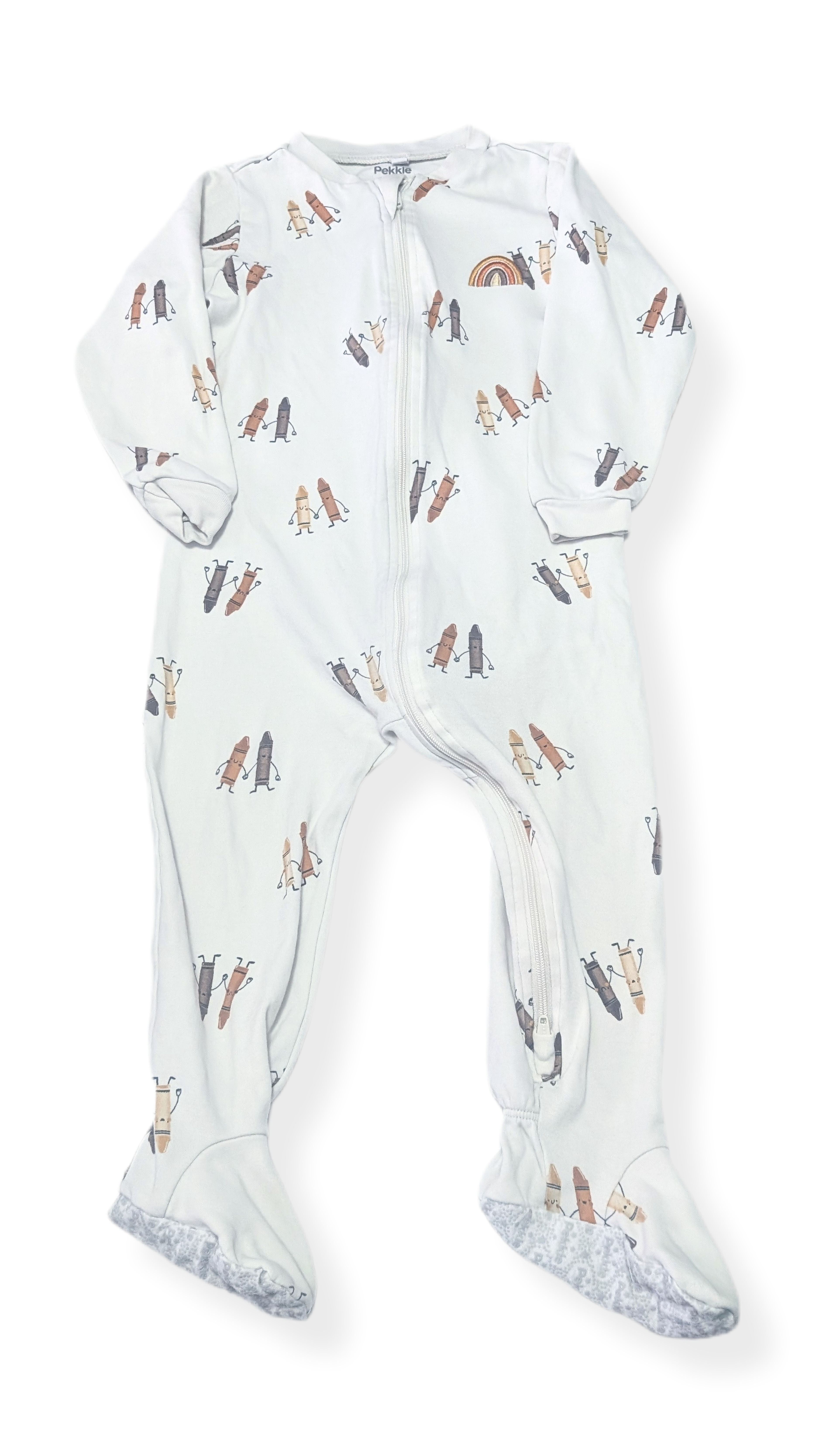 PYJAMA COTON 24M PEKKLE - CRAYON