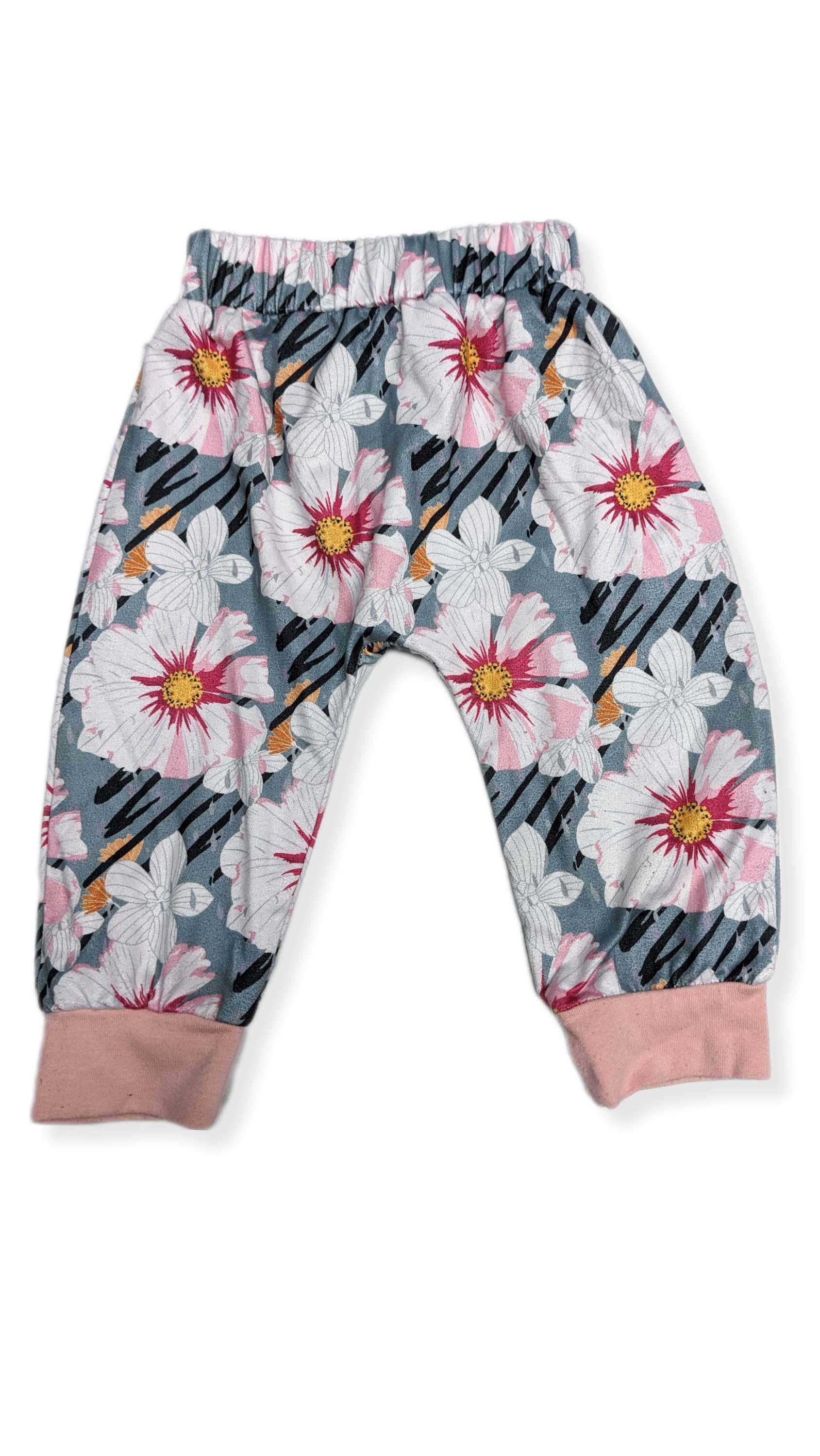 PANTALON 6-12M SANS NOM - FLEUR