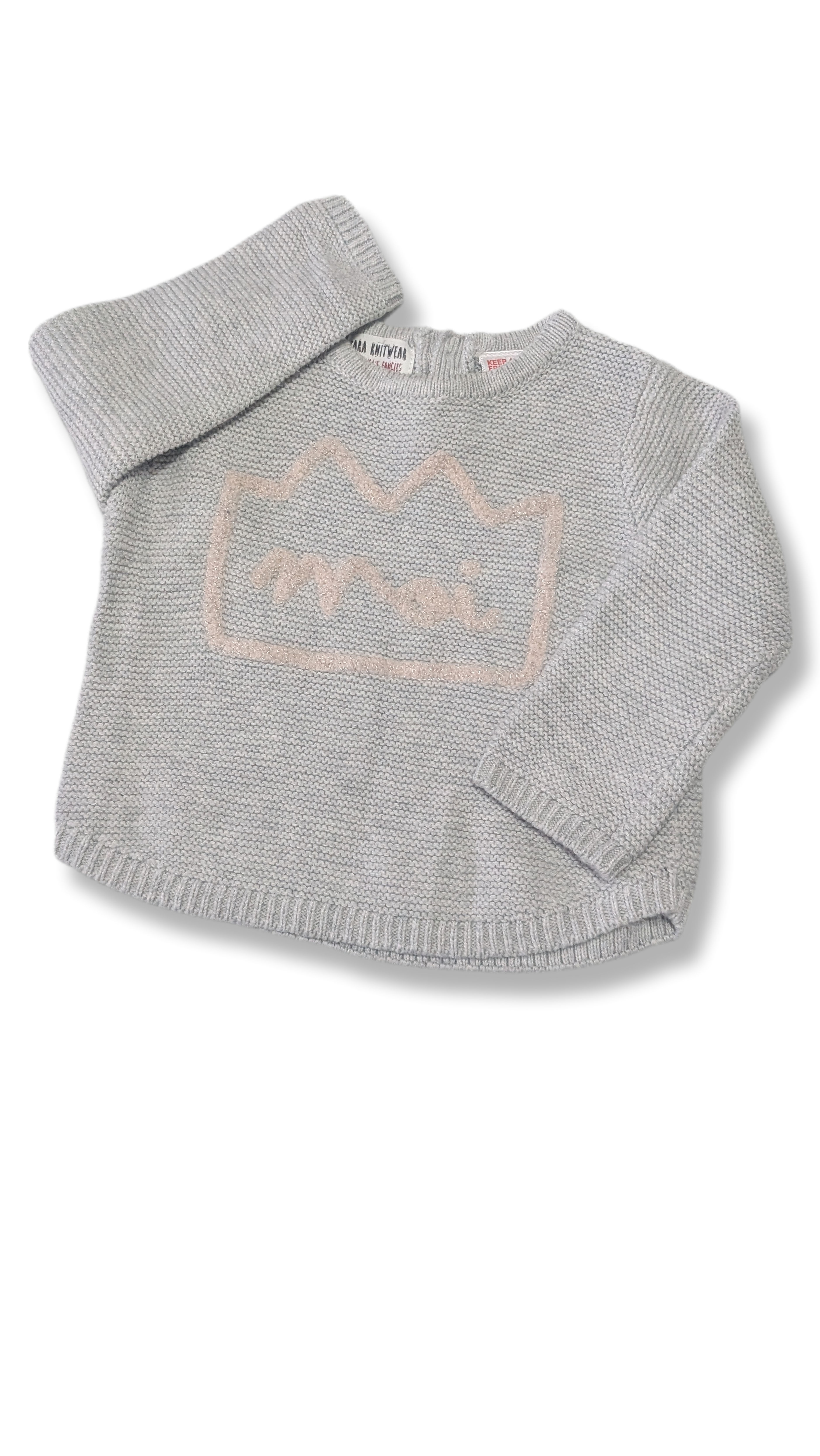 CHANDAIL MAILLE 6-9M ZARA