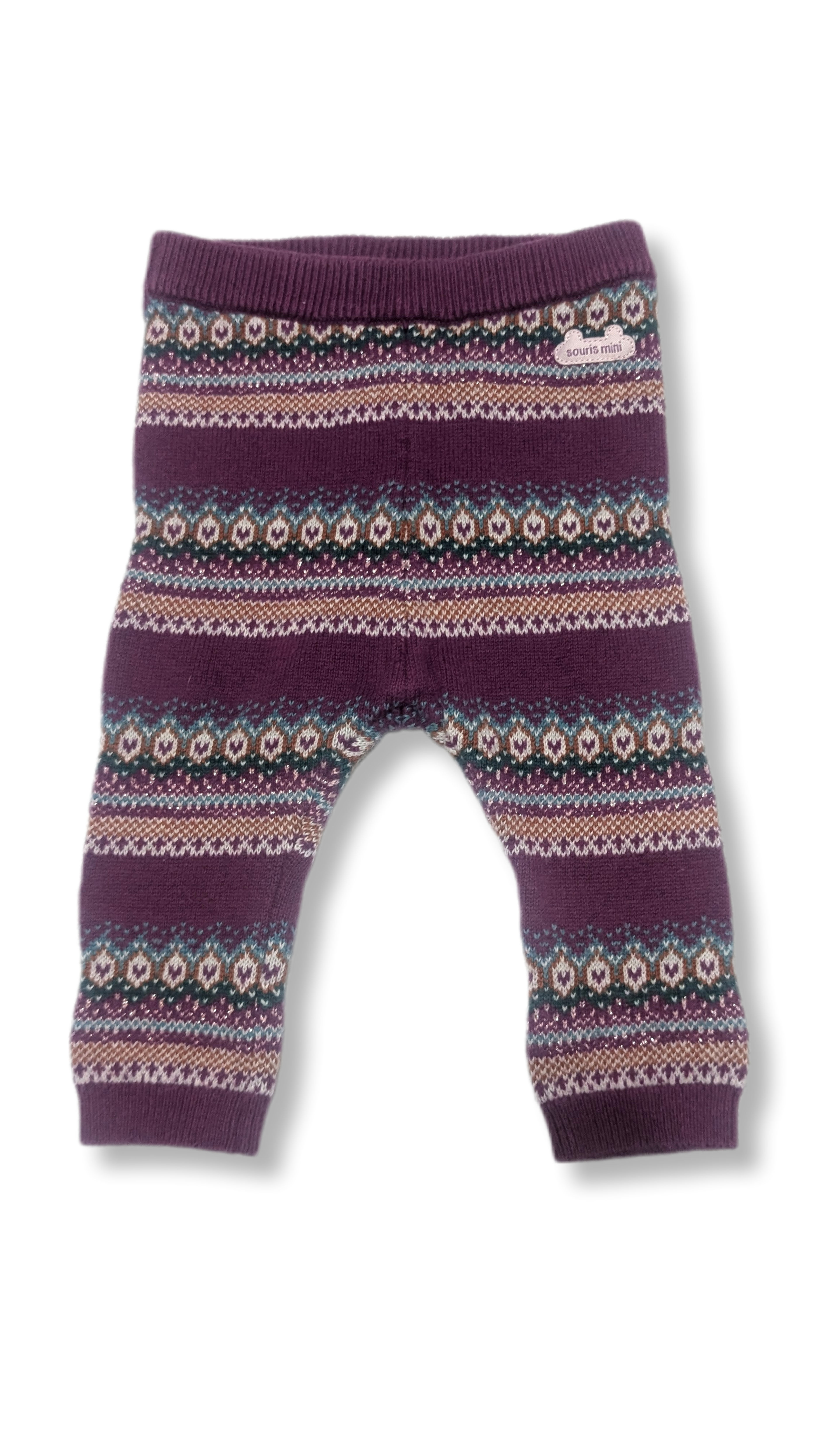 LEGGING MAILLE 3-6M SOURIS MINI