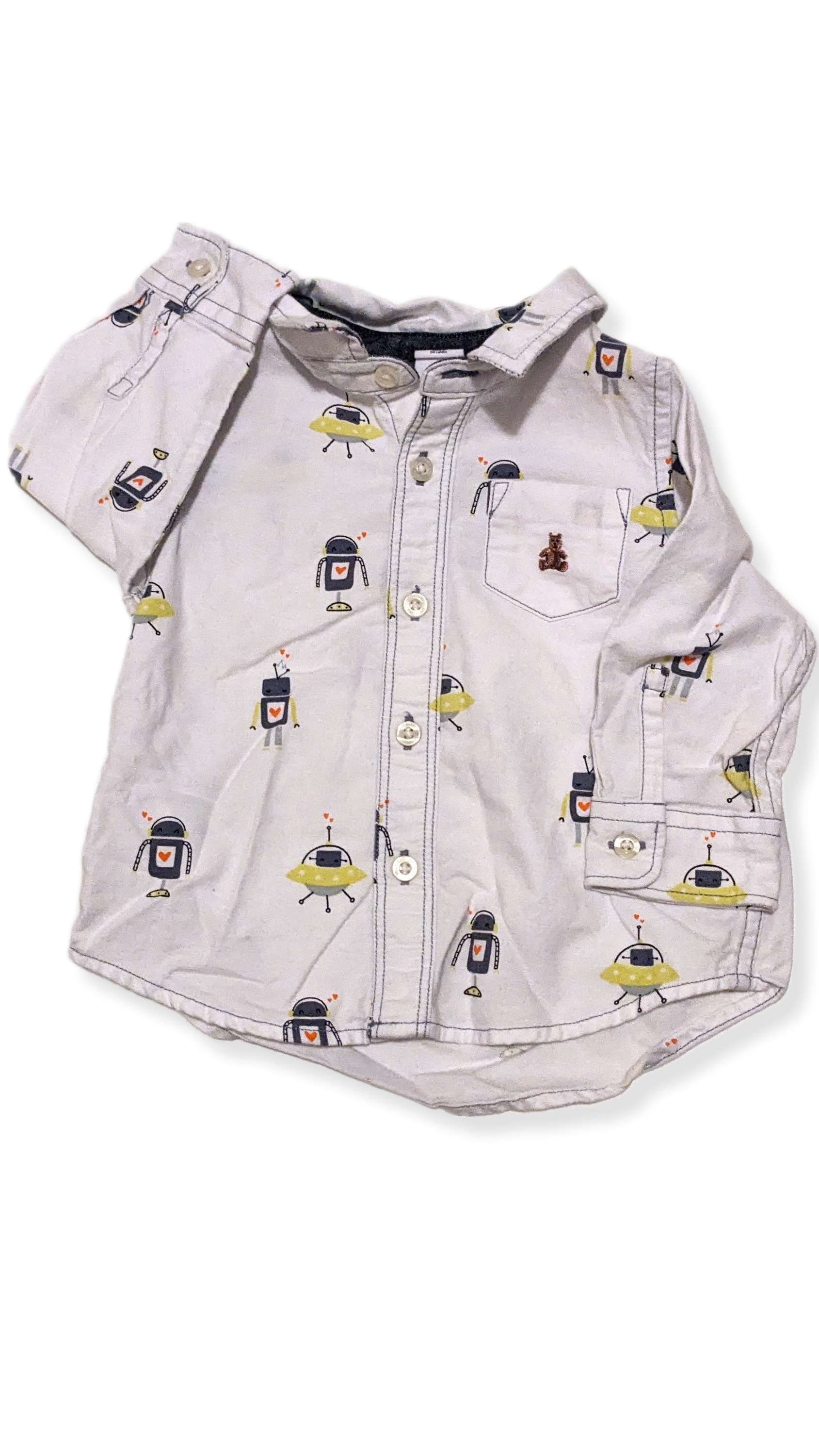 CHEMISE 6-12M GAP - ROBOT
