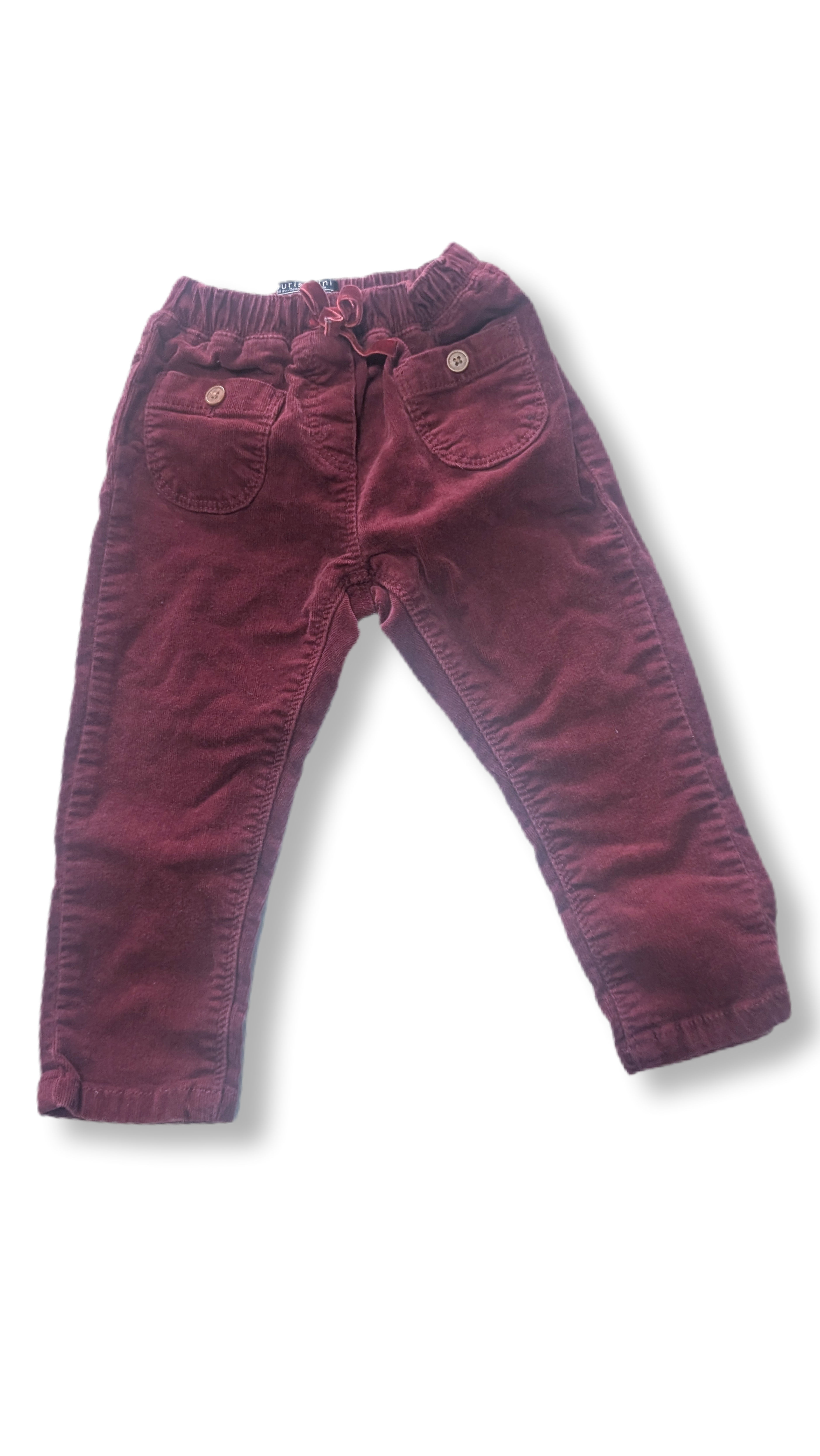 PANTALON VELOURS 18-24M SOURIS MINI