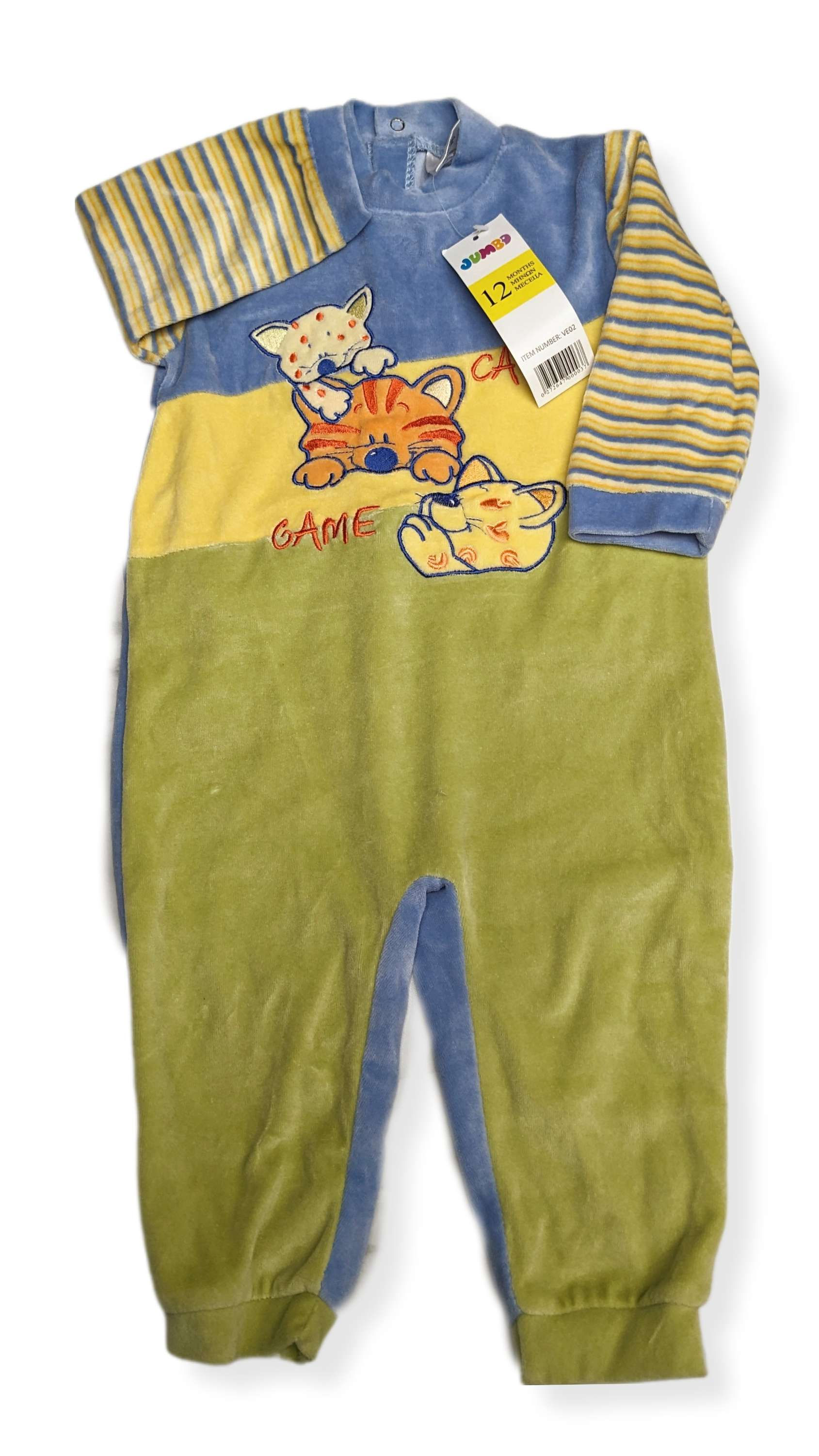 PYJAMA VELOURS 12M JUMBO