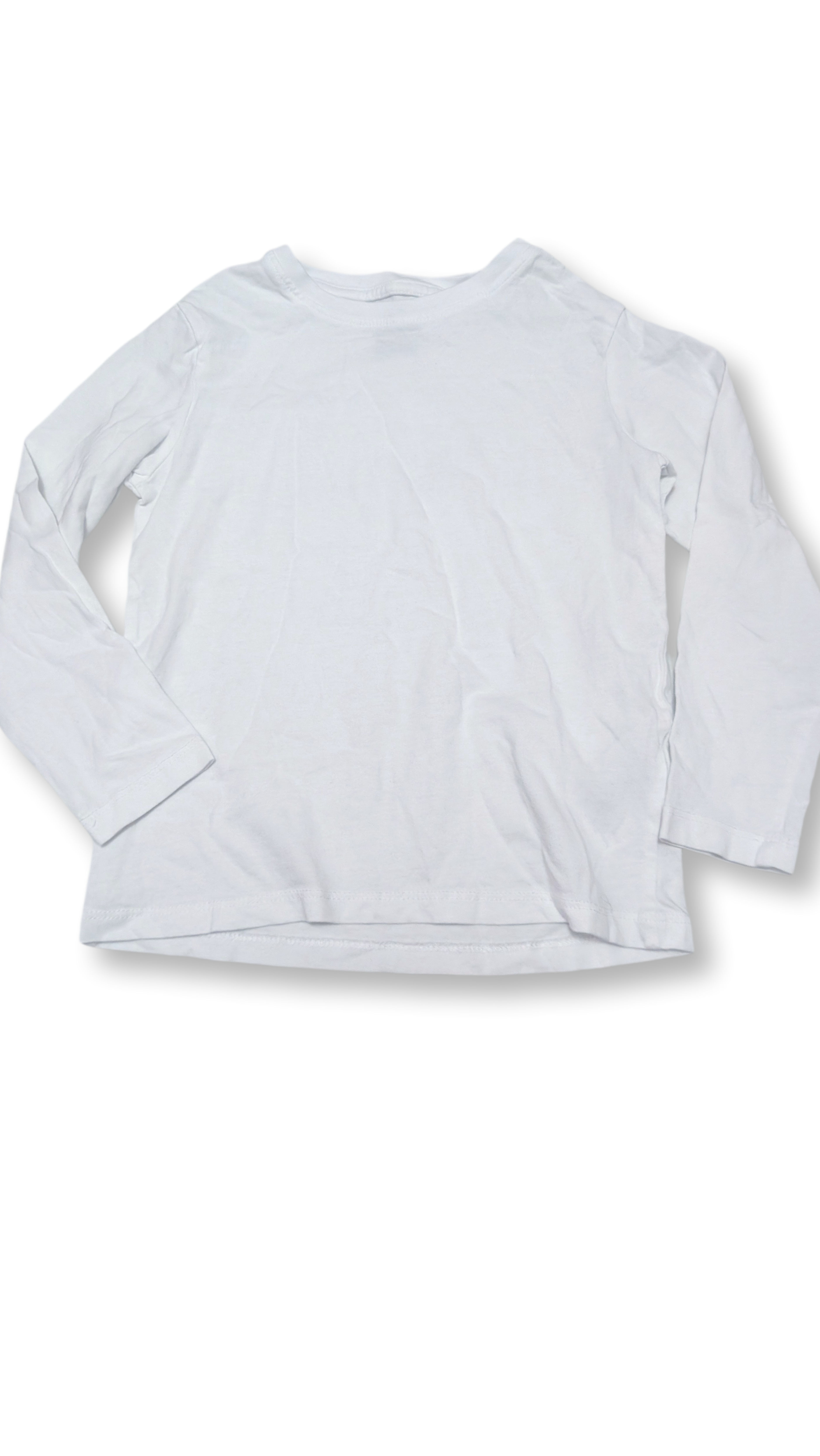 CHANDAIL 4-6T H&M - BLANC