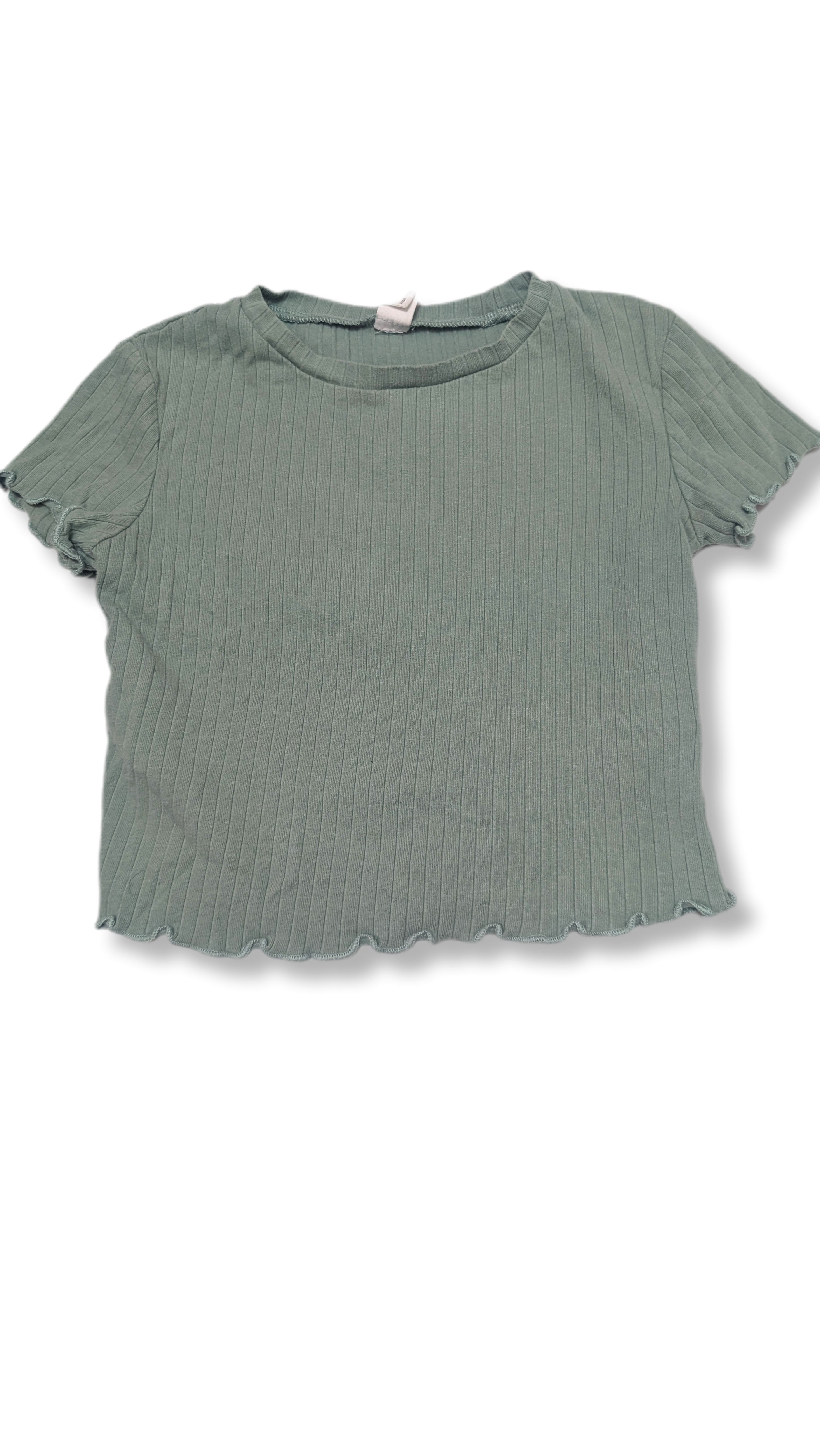 T-SHIRT CROP 10-12 ANS SHEIN