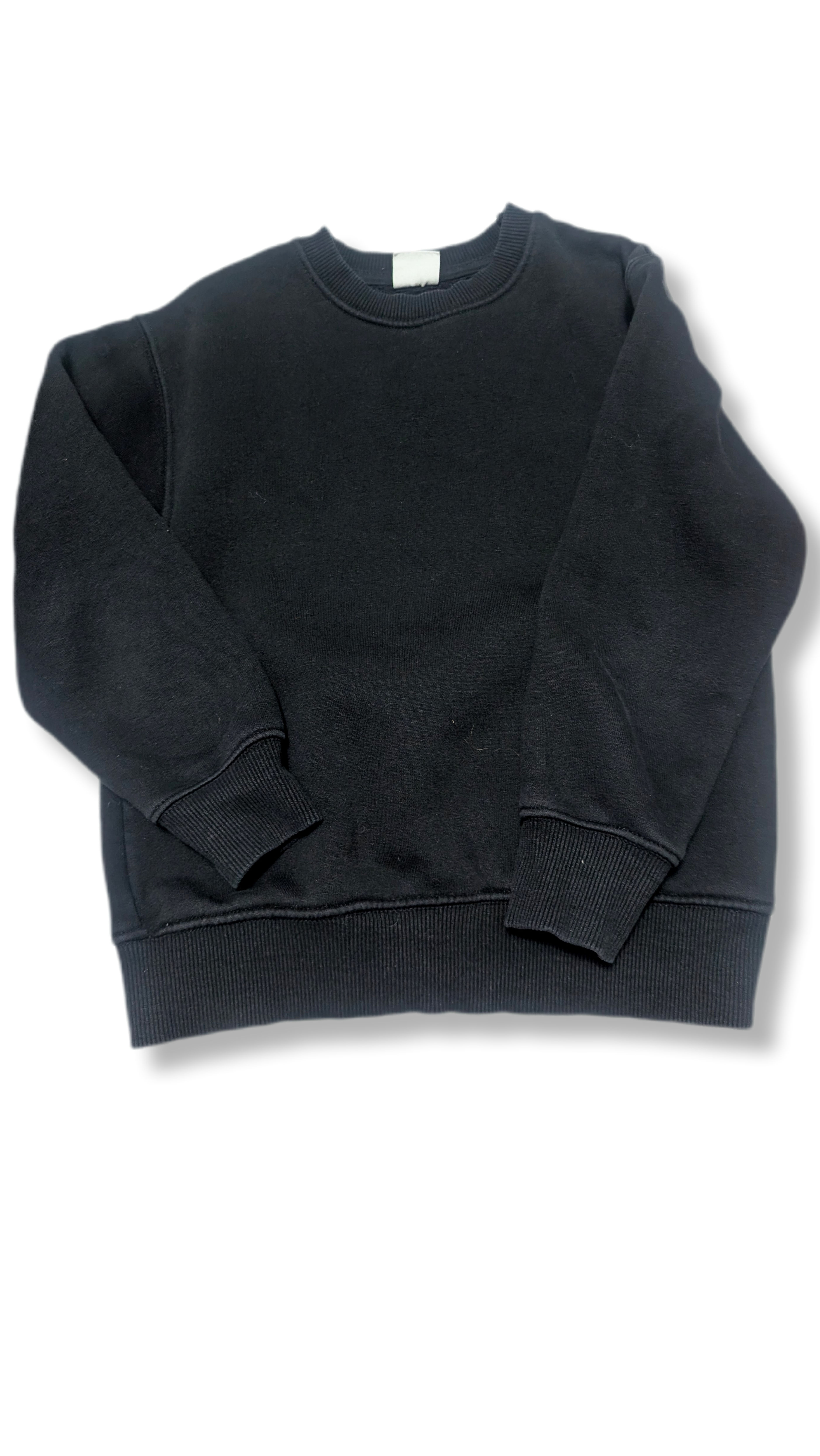 CHANDAIL NOIR 7T ZARA