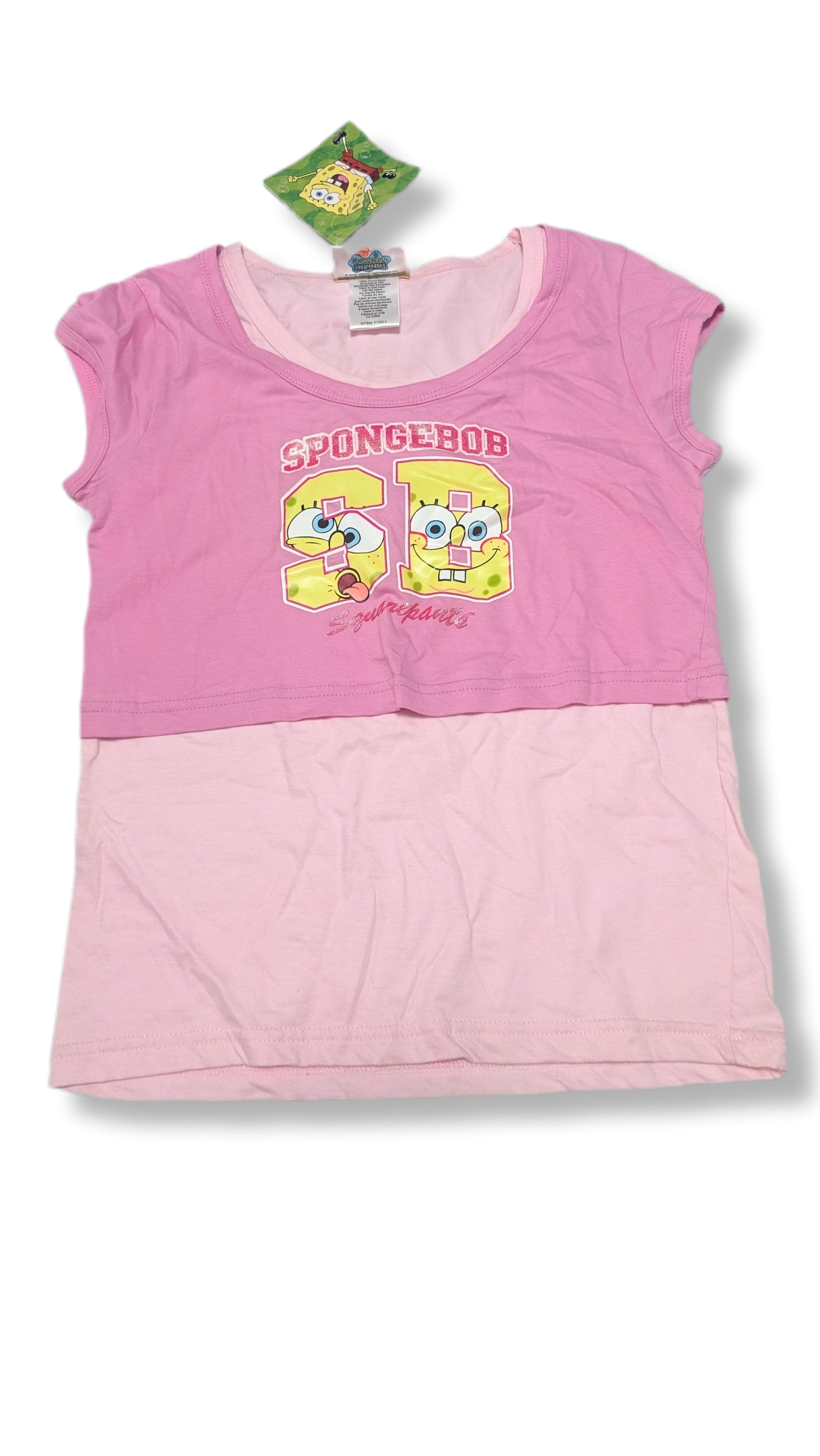 T-SHIRT 16 ANS BOB L'ÉPONGE *FAIT 12-14 ANS*