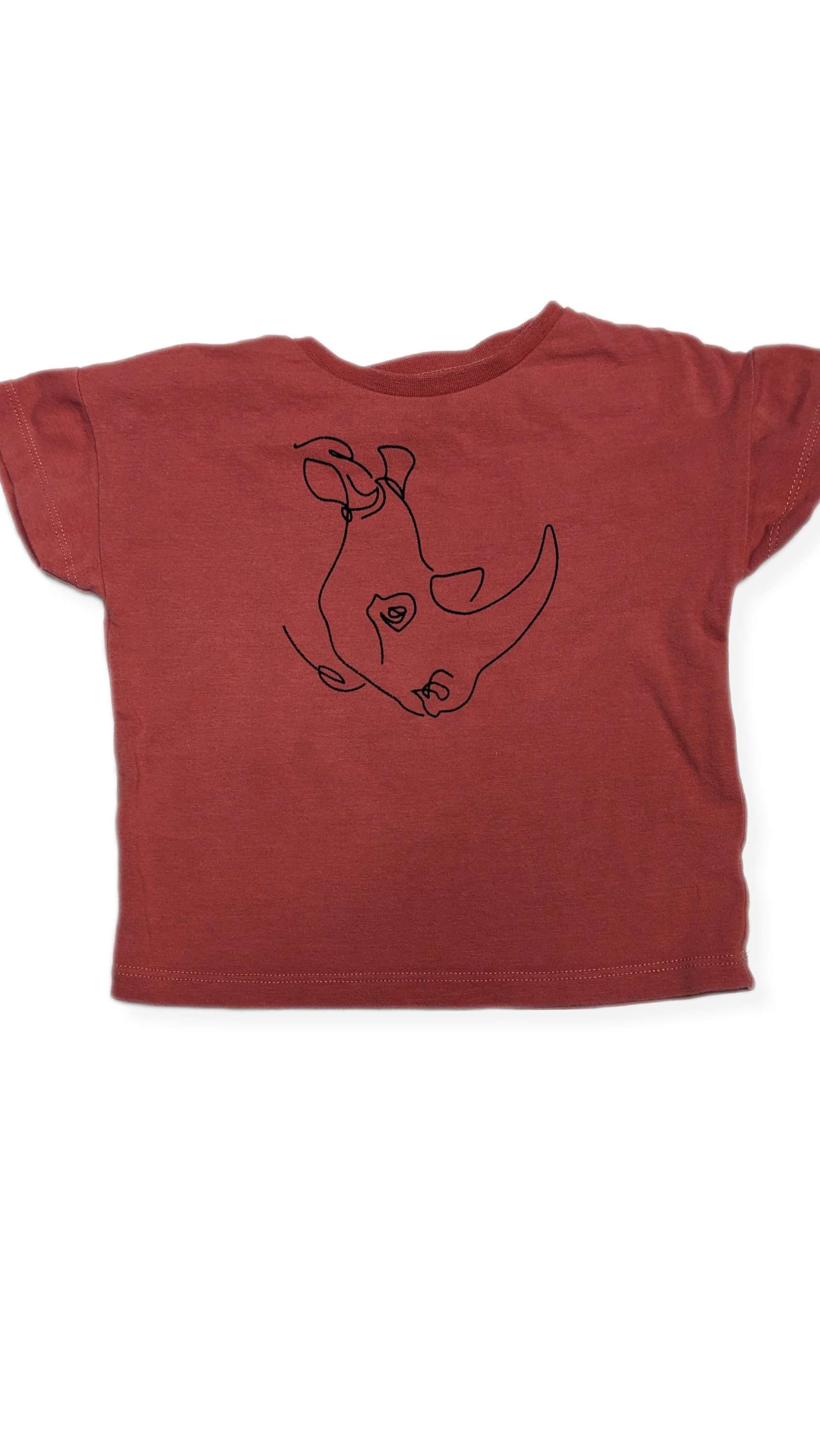 T-SHIRT 6M TAG - RHINOCÉROS 