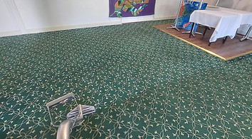 Commercial space carpet cleaning