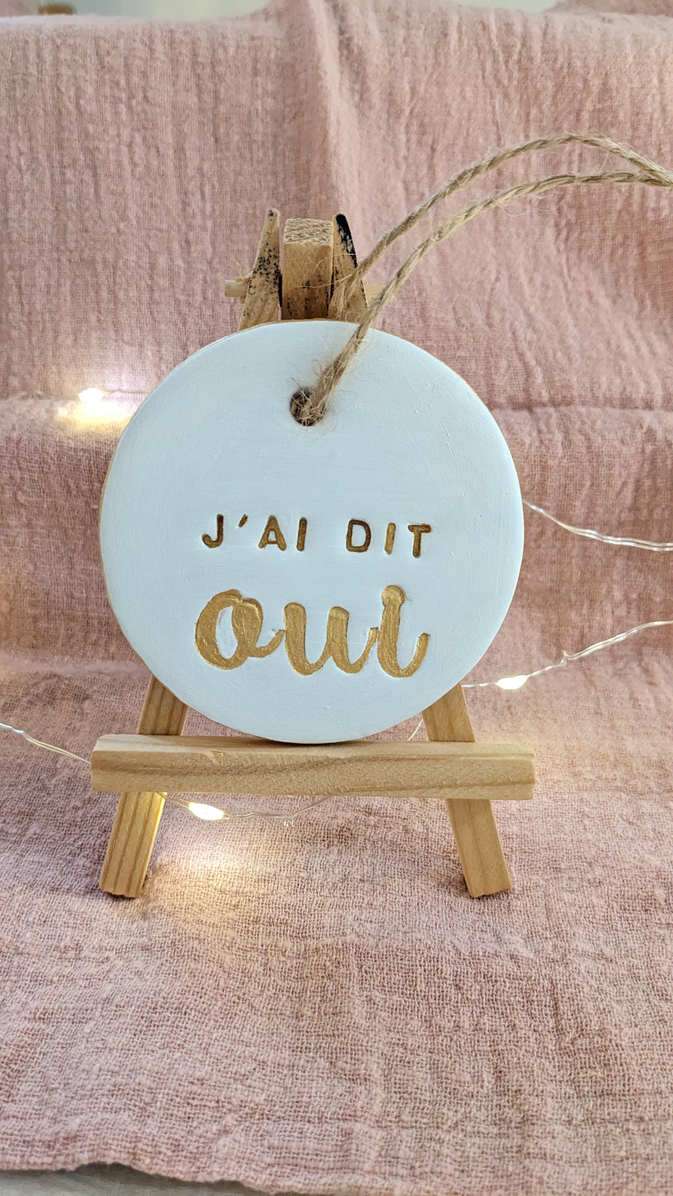 Médaillon j'ai dit OUI