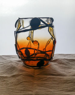 Große bauchige Vase