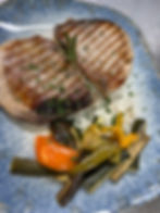 ATÚN FRESCO A LA PLANCHA