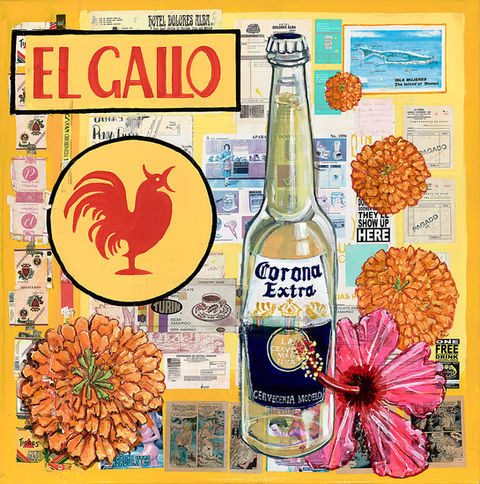 Mexico EL GALLO
Acrylic on canvas
100cm x 100xcm
