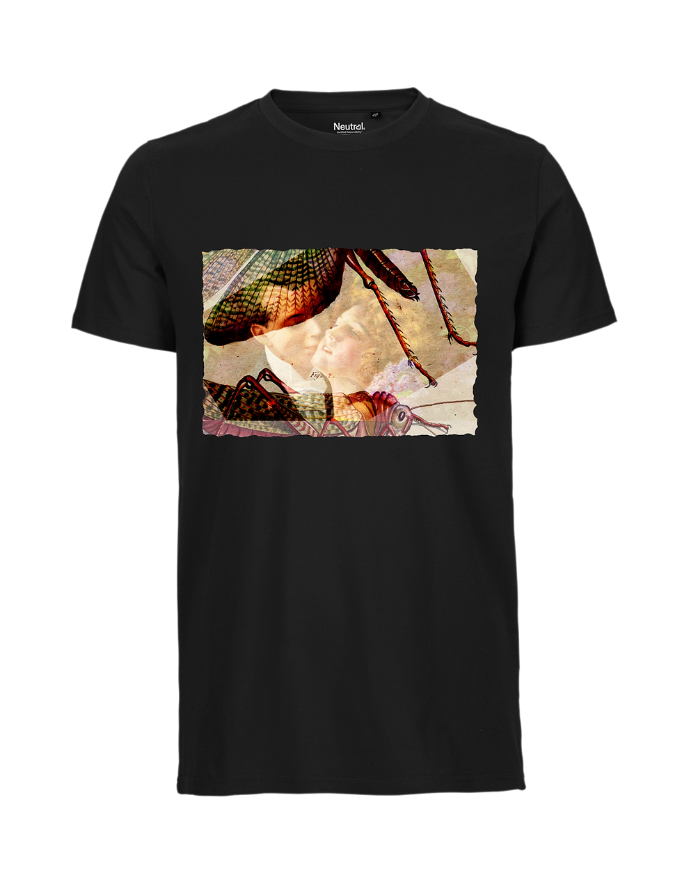 schwarzes Designer T-Shirt für Herren von Cuno Sauerteig