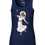 Miniaturbild: Damen Tank-Top Shirt mit einer Katze die Tennis spielt