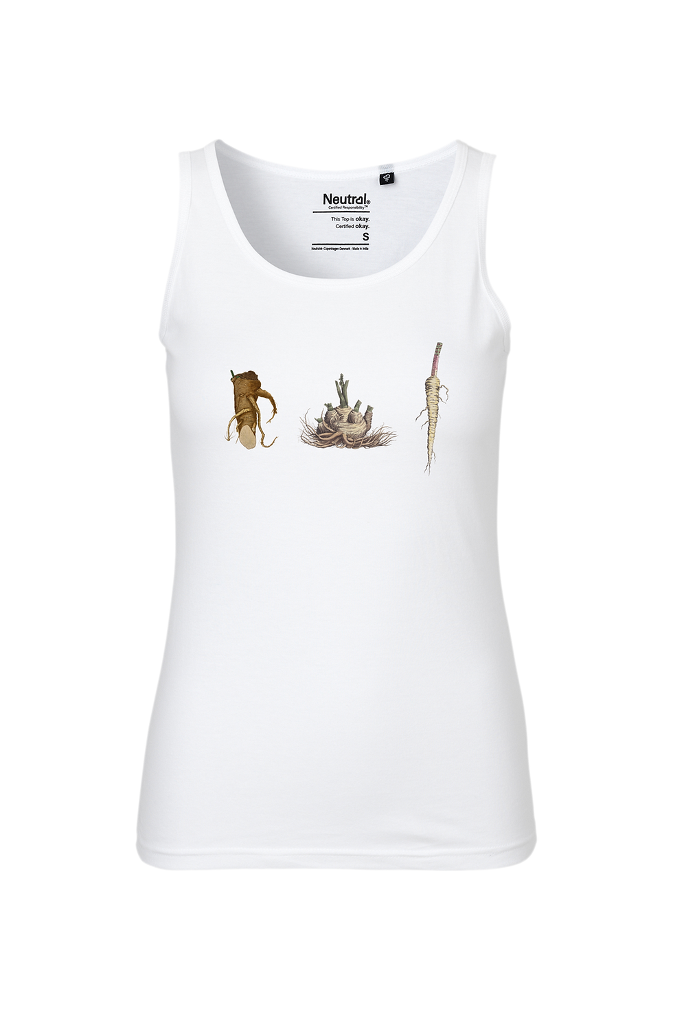 Damen Tank-Top Shirt mit drei kleinen Wurzeln