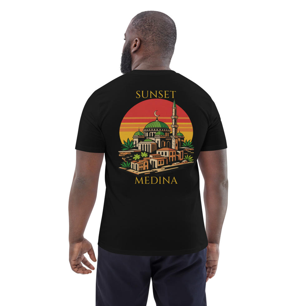 T-shirt noir vue arrière mannequin