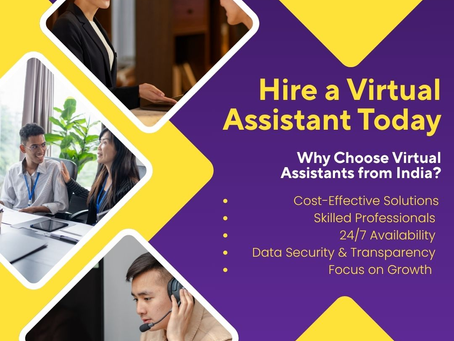 Top Reasons to Outsource Affordable Virtual Assistant Services to India for Global Success