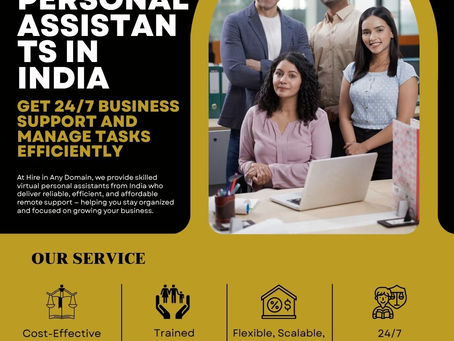 Looking for a reliable personal VA near you? Hire professional virtual assistants from India to manage your day-to-day business and personal tasks effortlessly