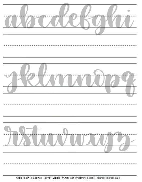 PLANTILLAS LETTERING